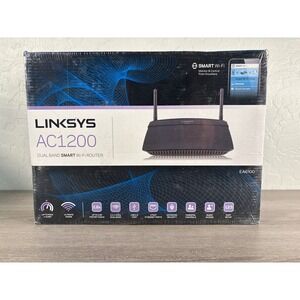 Linksys AC1200 Dual Band Smart Wi-Fi Router EA6100 New Sealed